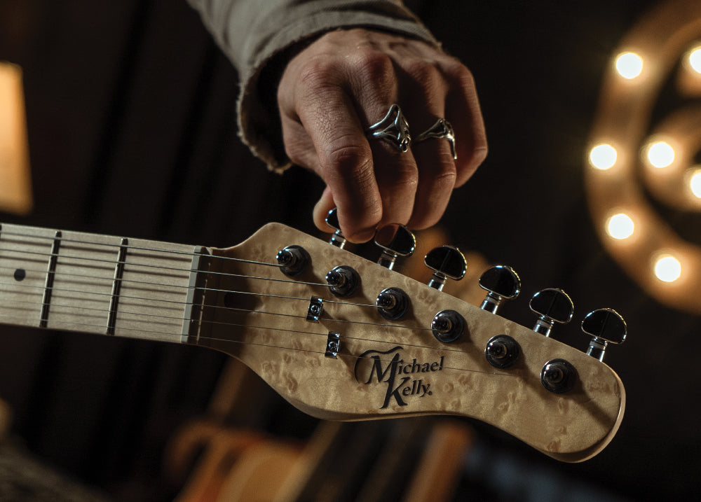 Michael Kelly Guitars Triple 50 Black Burl