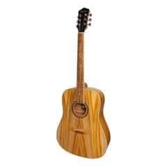 Martinez '41 Series' Dreadnought Acoustic Guitar with Built-in Tuner (Jati-Teakwood)-MD-41T-JTK