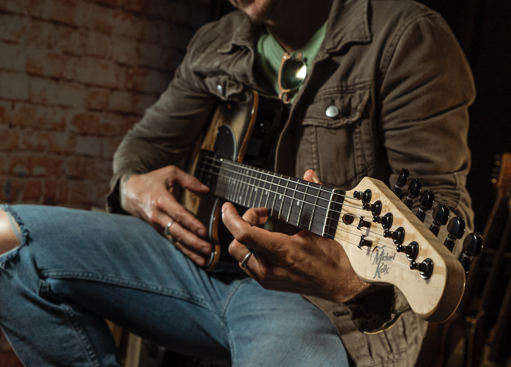 Michael Kelly Guitars Triple 50 Black Burl