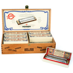 Hohner Marine Band 125th Anniversary Edition Harmonica Counter Display - 12 pcs