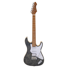 Aria 714-MK2 Fullerton Series Electric Guitar in Black Diamond