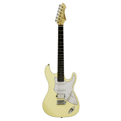 Aria 714-STD Series Electric Guitar in Vintage White