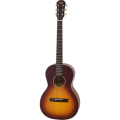 Aria 100 Series Parlour Acoustic Guitar in Matte Tobacco Sunburst