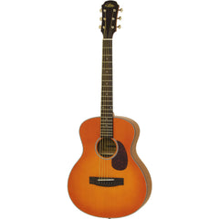 Aria 100 Series "Lil' Aria" Short Scale Acoustic Guitar in Matte Orange Sunburst