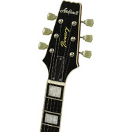 Aria 212-MK2 Bowery Semi-Hollow Electric Guitar in Black