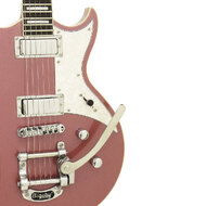 Aria 212-MK2 Bowery Semi-Hollow Electric Guitar in Cadillac Pink