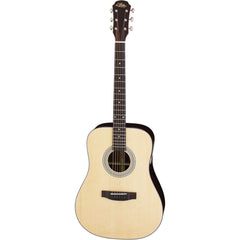 Aria 200 Series Dreadnought Acoustic Guitar in Natural Gloss