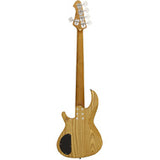 Aria 313MK2 Detroit Series 5-String Electric Bass Guitar in Open-Pore Natural Finish