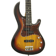 Aria 313MK2 Detroit Series 4-String Electric Bass Guitar in Open-Pore Sunburst Finish