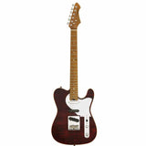 Aria 615-MK2 Nashville Electric Guitar in Ruby Red Gloss Finish