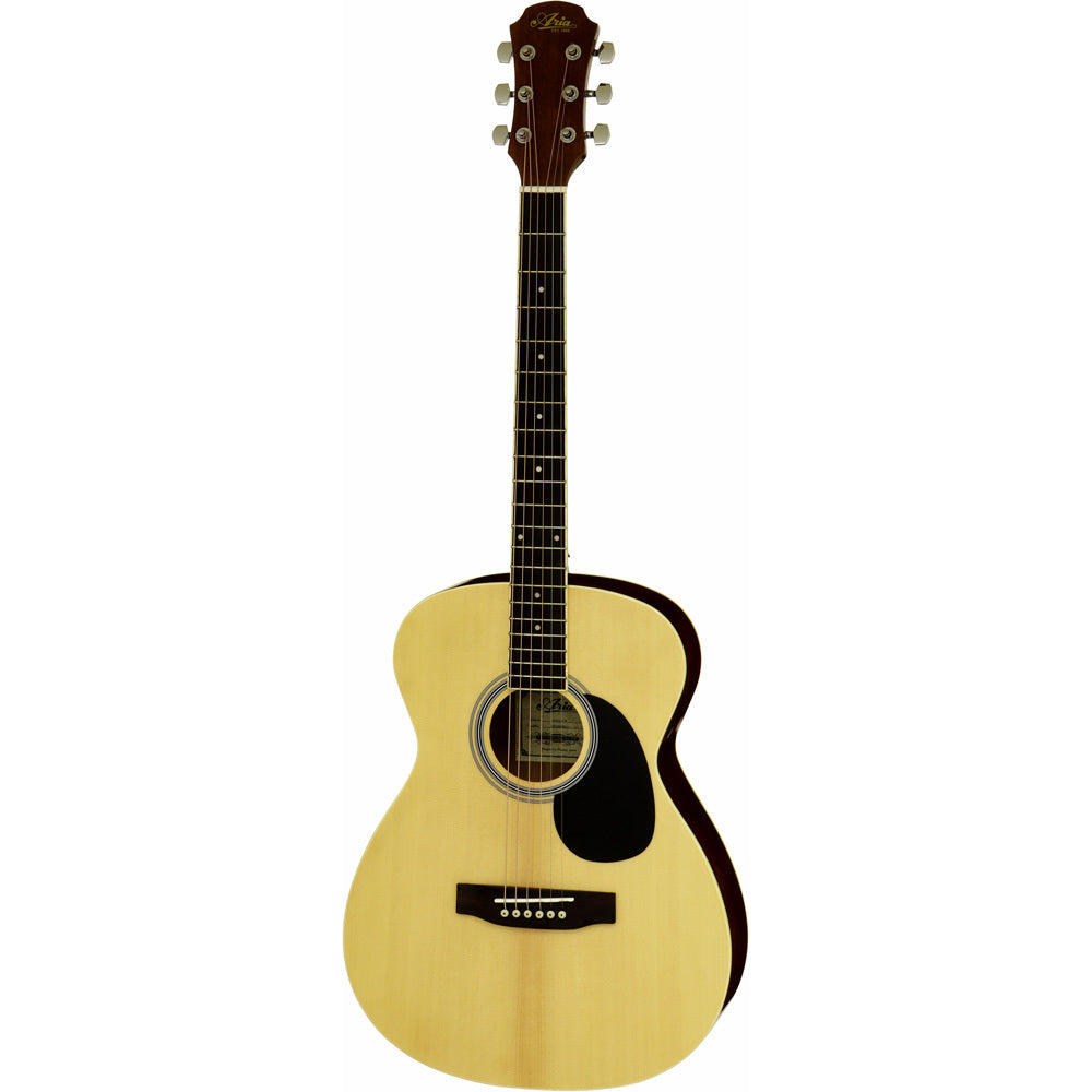 Aria AFN-15 Prodigy Series Acoustic Folk Body Guitar in Natural Gloss