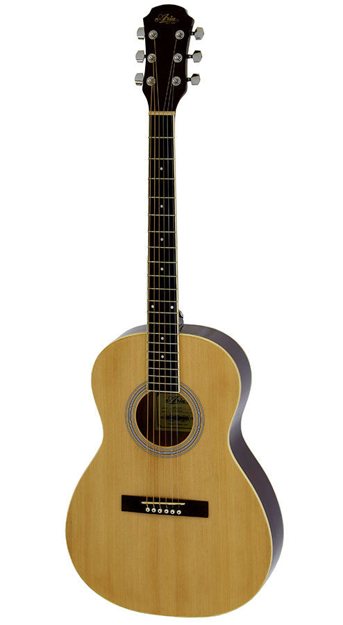 Aria AP-15 Parlour Acoustic Guitar in Natural