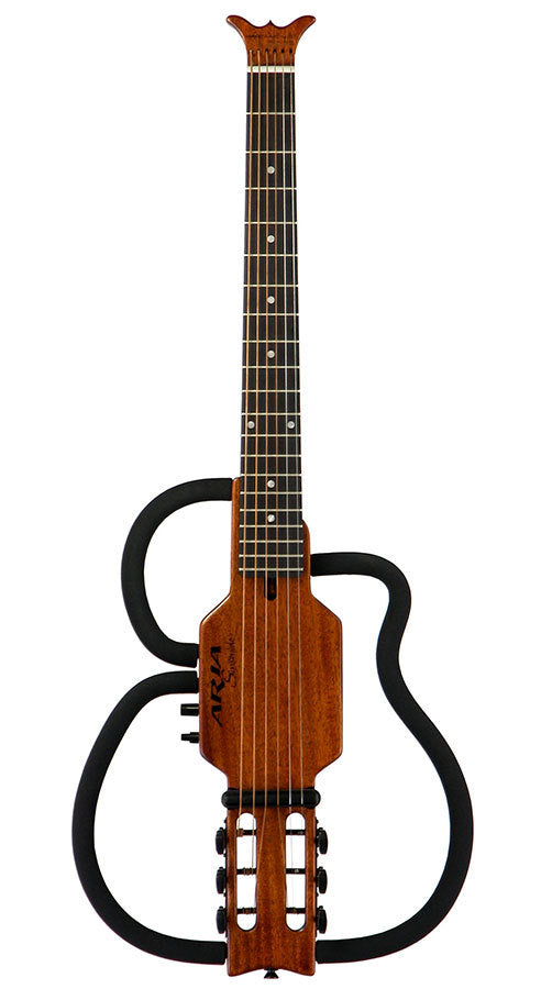 Aria Sinsonido Steel String Travel Guitar with Accessories