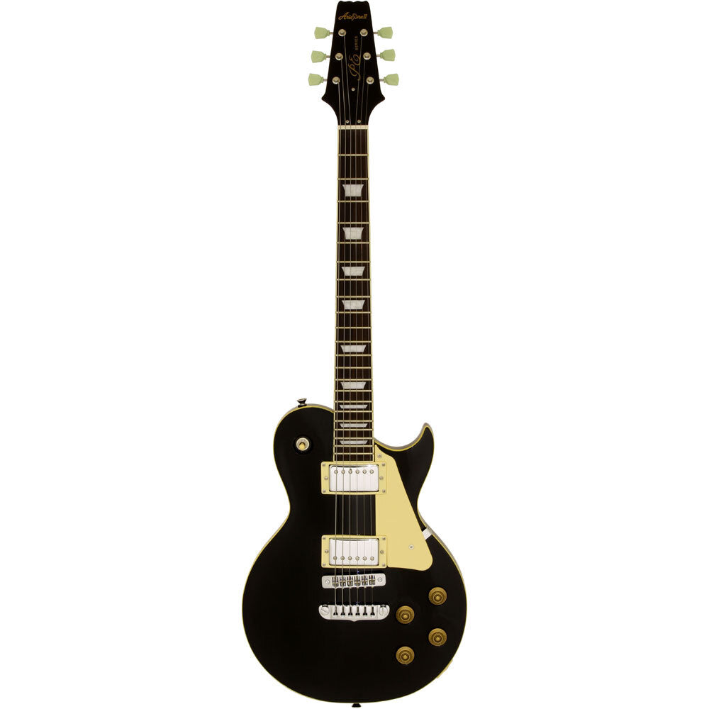 Aria PE-350STD Series Electric Guitar in Aged Black