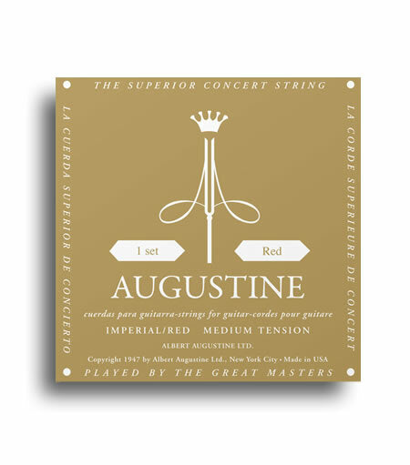 Augustine Imperial Red Strings - High Tension Trebles / Medium Tension Basses