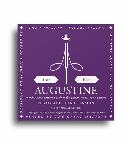 Augustine Regal Blue Strings - Extra High Tension Trebles / High Tension Basses