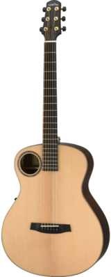 Walden Guitars B103E Baritone Solid Sitka top/Ovangkol Grand Auditorium Baritone-Electric - Satin Natural