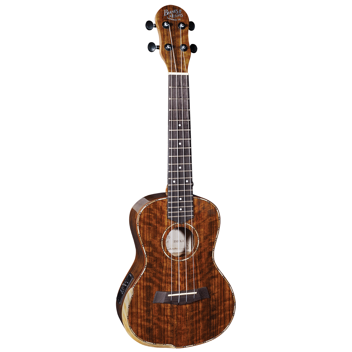 Barnes & Mullins BMUK5CE Concert Walnut Ukulele with Pickup