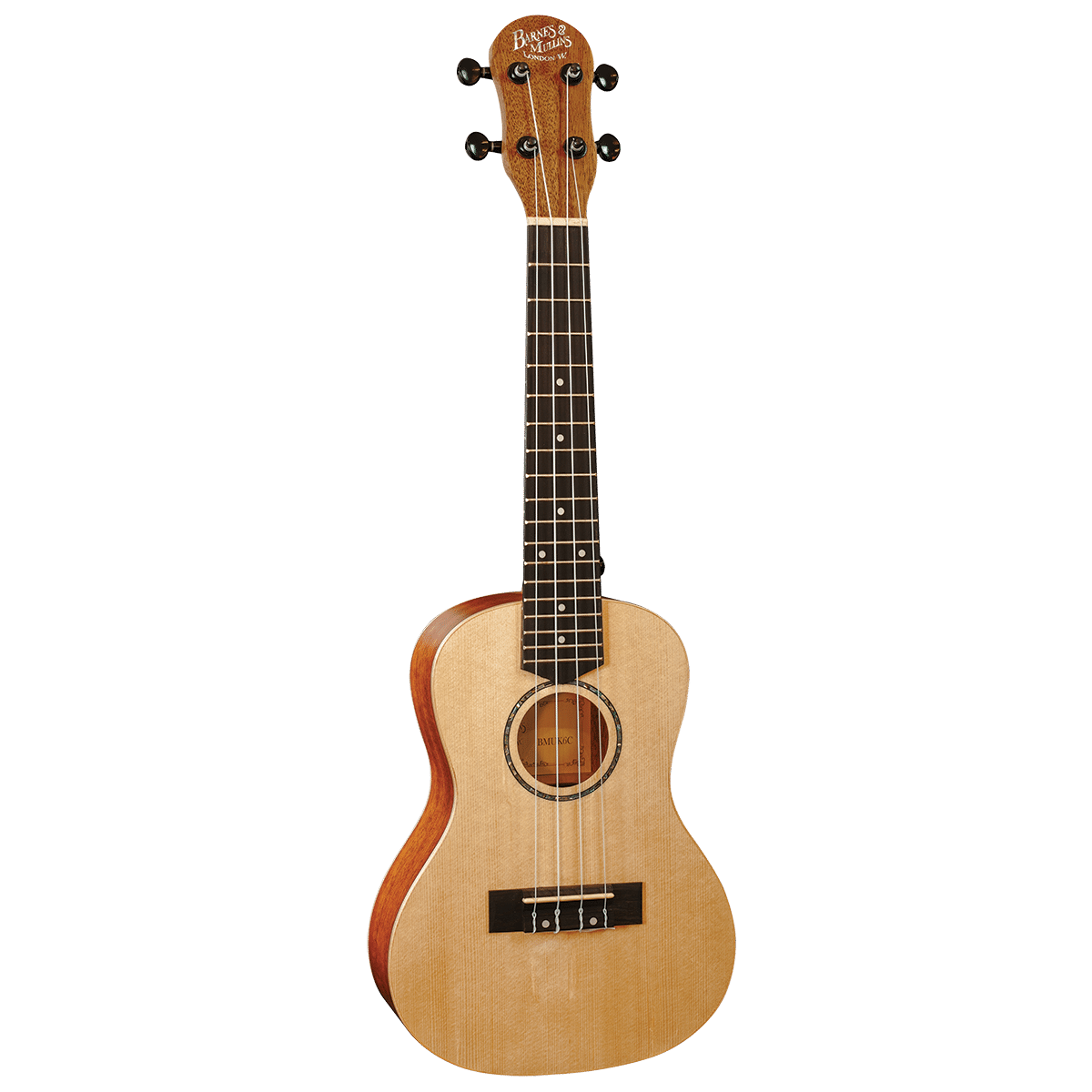 Barnes & Mullins BMUK6C Solid Top Concert Spruce/Mahogany Ukulele