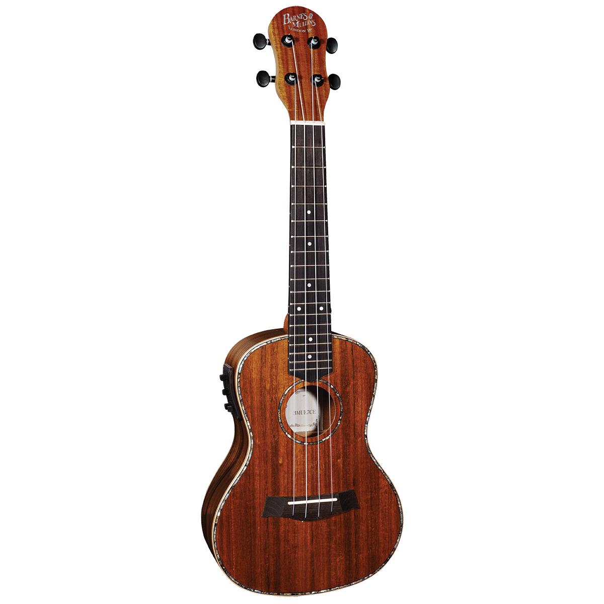 Barnes & Mullins BMUK7CE Concert Koa Ukulele with Pickup