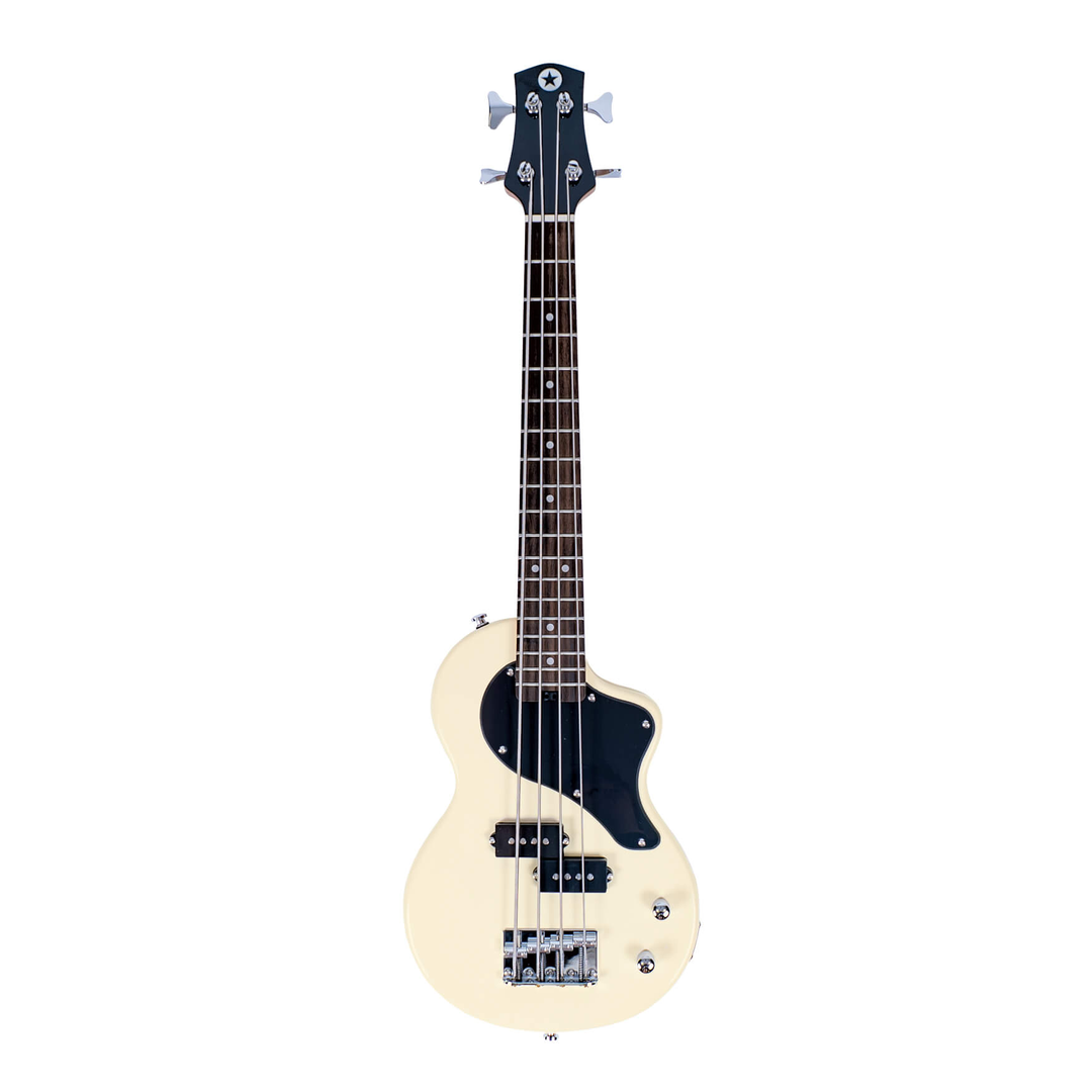 Blackstar Travel Size Electric Bass in Vintage White