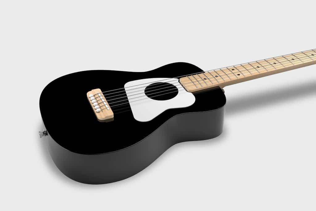 Loog Pro VI Acoustic Guitar in Black- Best 1st Guitar for Kids