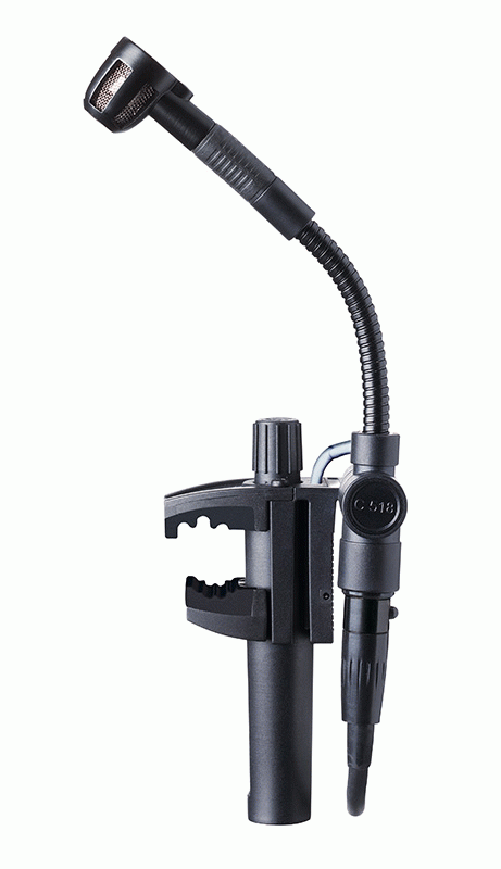 AKG C518M MINIATURE CLAMP-ON CONDENSER MIC