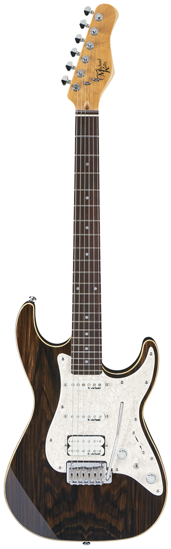 Michael Kelly Guitars 65 Custom Collection Striped Ebony