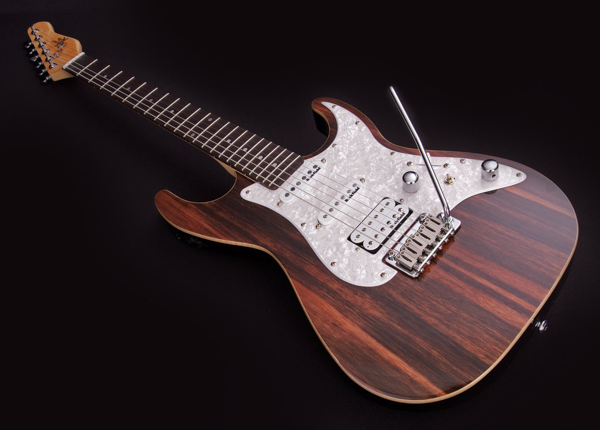 Michael Kelly Guitars 65 Custom Collection Striped Ebony