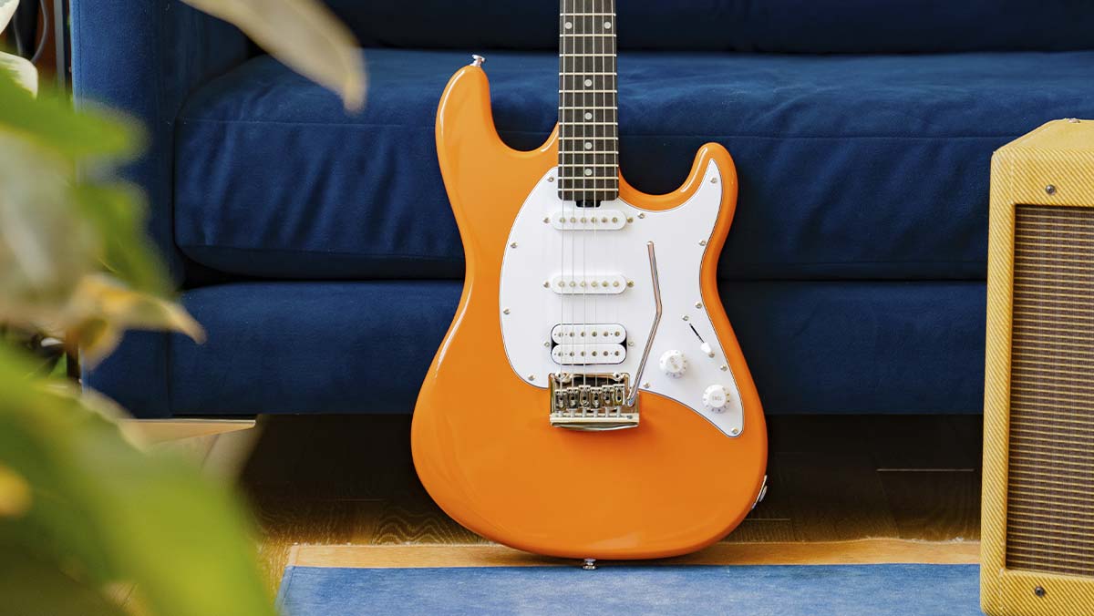 Sterling By Music Man Intro Series Cutlass in Sunrise Orange