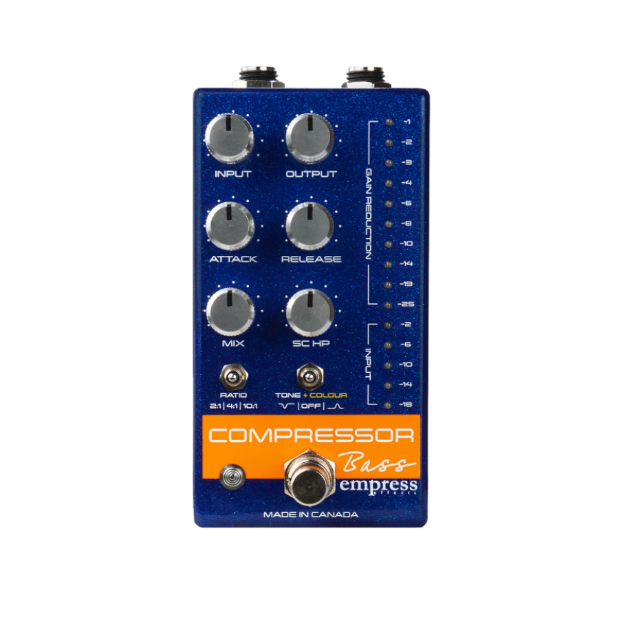 Empress Effects Compressor Bass Pedal - Blue