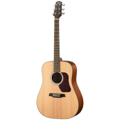 Walden Guitars D550E Natura Solid Spruce Top Dreadnought Acoustic-Electric - Open Pore Satin Natural