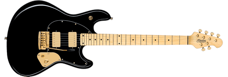 Sterling By Music Man Jarod Dines Artist Series in Black