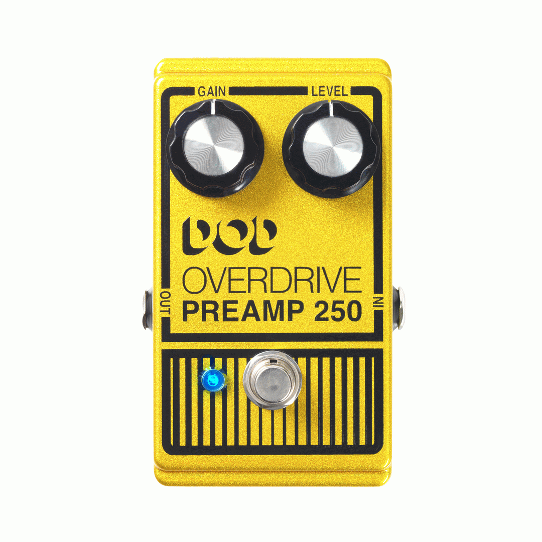 DOD DOD-250 OVERDRIVE PREAMP TRUE BYPASS LED