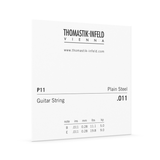 DTP11 Thomastik .011 Single String Plain Brass Plated Steel