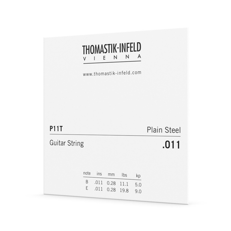 DTP11T Thomastik .011 Single String Plain Tin Plated Steel