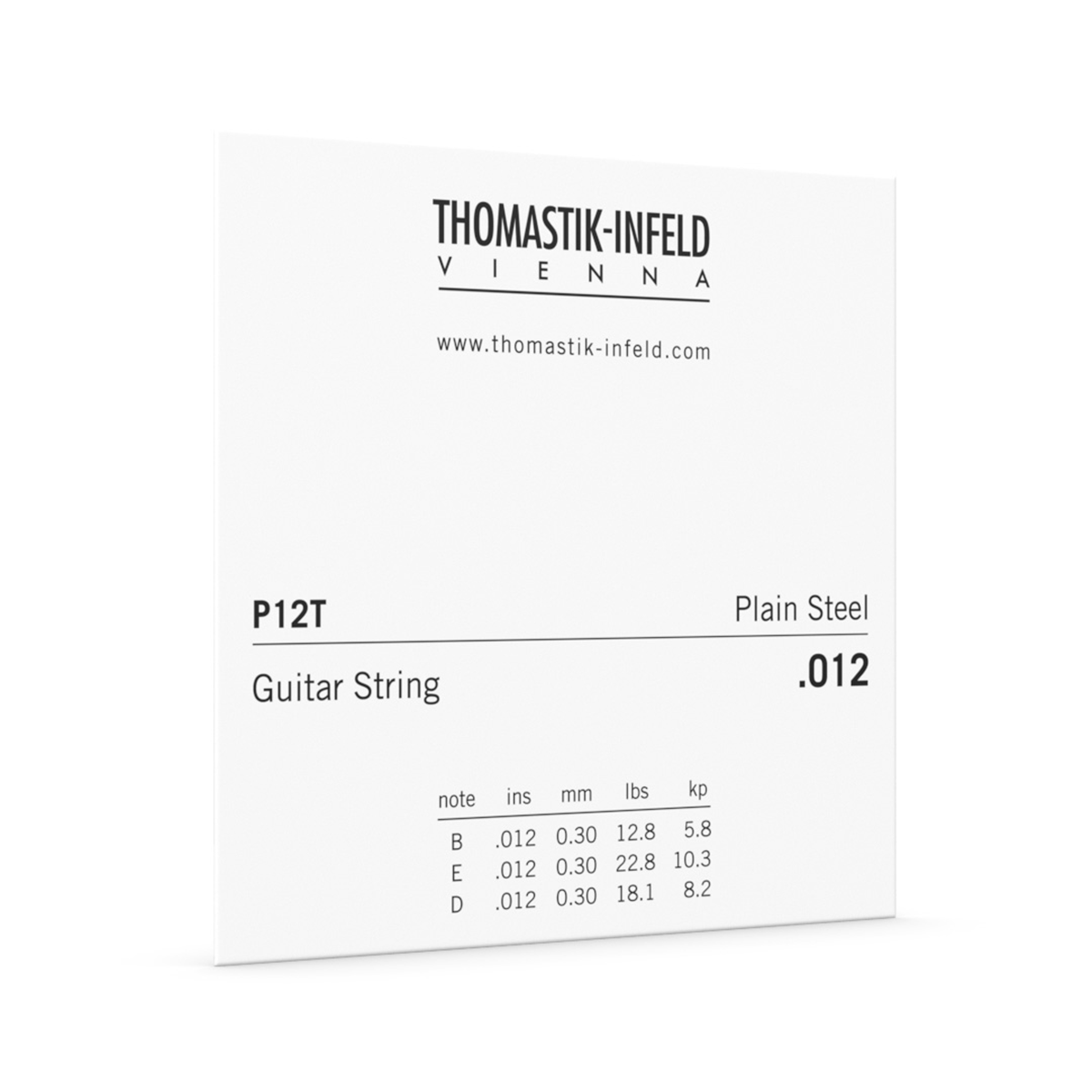 Thomastik .012 Single String Plain Tin Plated Steel