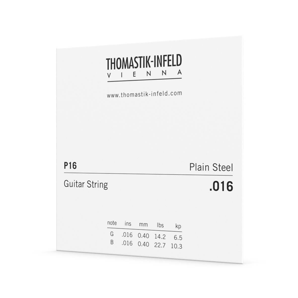 DTP16 Thomastik .016 Single String Brass Plated Steel