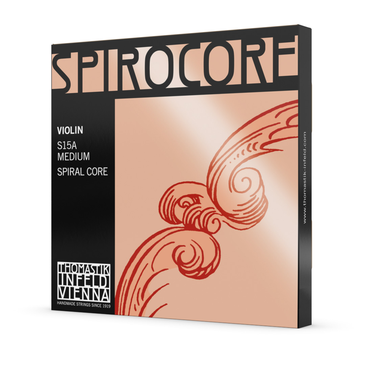 Thomastik S15A Spirocore Violin String Set with Chrome E