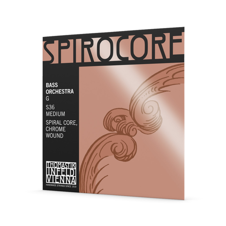 Thomastik S36 Spirocore Bass Orchestra 4/4 'G' String - Tube of 12 Strings