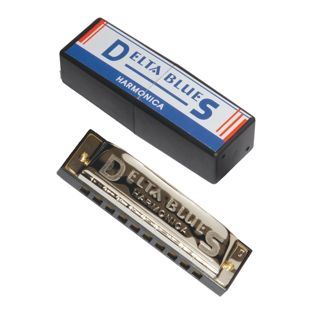 Delta Blues 10 Hole Diatonic Harmonica (Key of C)-DBH-C-CHR