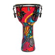 Drumfire 10" Tuneable Synthetic Head Djembe (Multicolour)-DFP-D1062-MUC