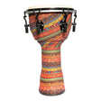 Drumfire 10" Tuneable Synthetic Head Djembe (Multicolour)-DFP-D1064-MUC