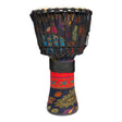 Drumfire 12" Synthetic Head Rope Djembe (Multicolour)-DFP-RD1266-MUC