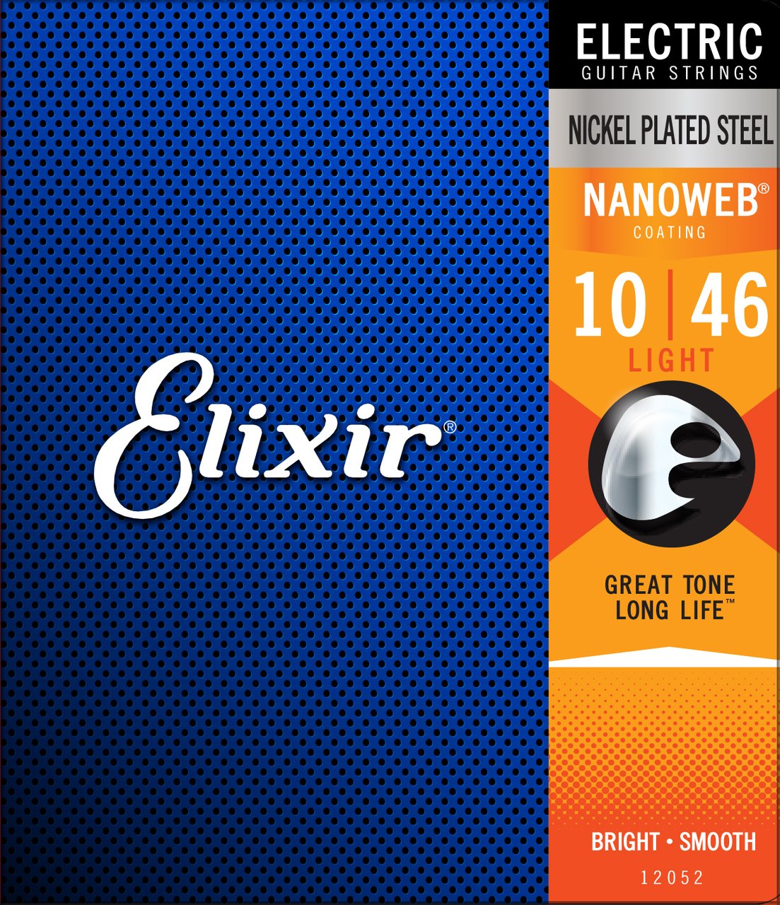 Elixir Strings 12052 Nanoweb Electric Light 10-46