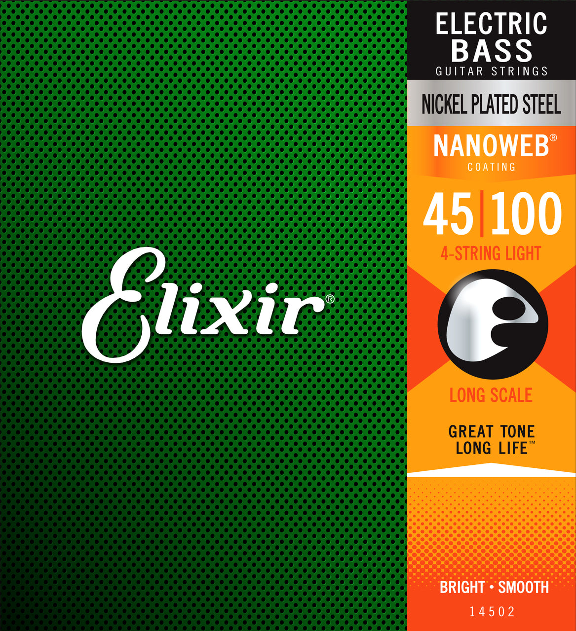 Elixir 14052 Nanoweb Bass  Light 45-100