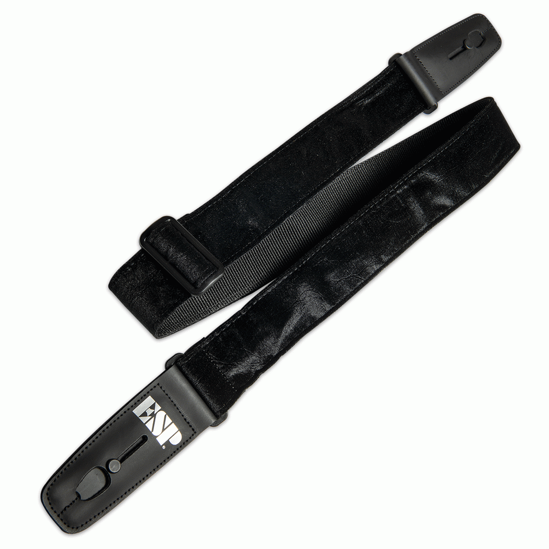 ESP LOCK IT STRAP 2'' CRUSHED VELVET BLACK