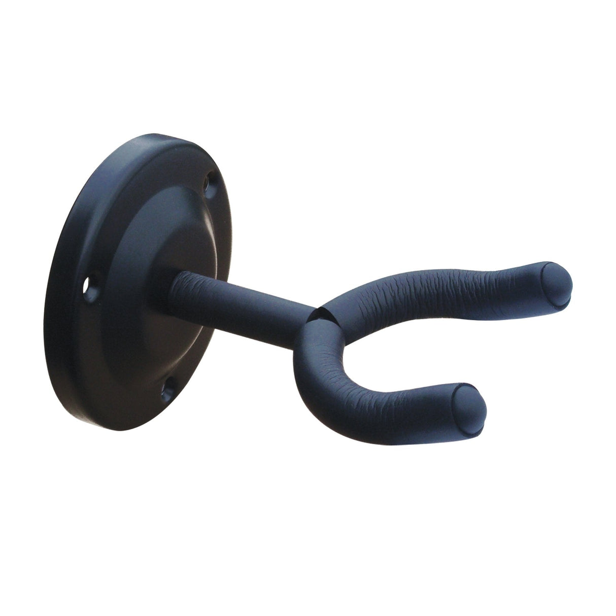 Fretz Compact Wall-Mounted Guitar Hanger (Black)-FGH-006-BLK