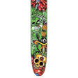 Fretz 'Goth' High Resolution Printed Leather Guitar Strap (8 Ball Skulls)-FGST-GOTH55