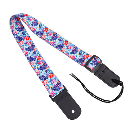 Fretz Patterned Ukulele Strap (Frangipani)-FUST-G33